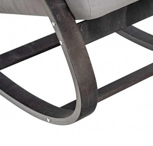 Кресло-качалка Leset Милано венге текстура Velur V32