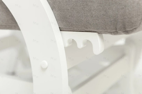 Кресло-маятник Leset Блисс белый Antonio Grey
