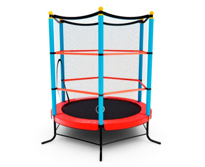 Батут детский DFC SMRKIDS 55 с сеткой RED