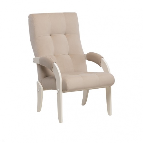 Кресло Leset Спринг слоновая кость Velur V18 