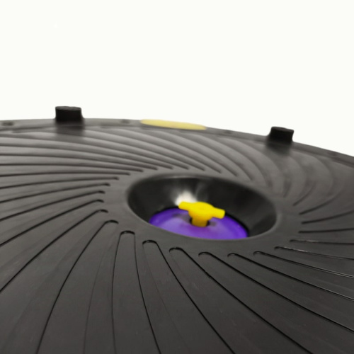 Балансировочная платформа AMETIST BOSU ball 45 см фиолетовый