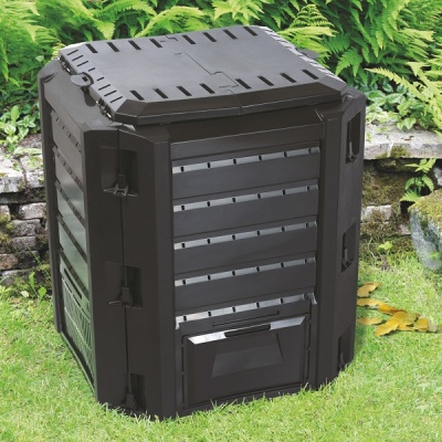 Компостер Compogreen 380 л черный