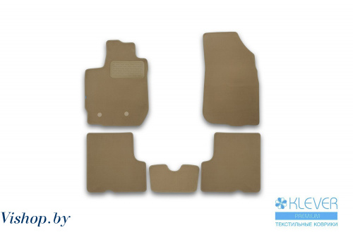 Коврики салона текстильные Klever NISSAN Terrano бежевый