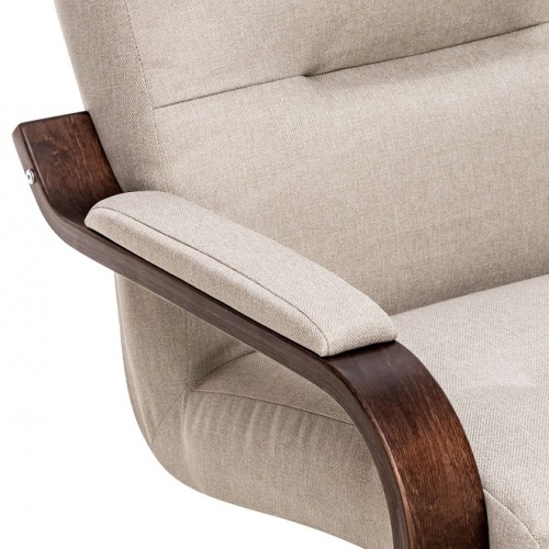 Кресло Leset ОСКАР орех текстура Малмо 05 