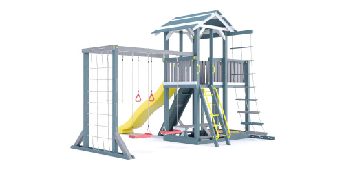 Детская спортивная площадка для дачи Савушка 15 Индиго