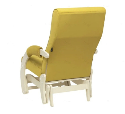 Кресло-маятник Leset Хилл слоновая кость Velur V28