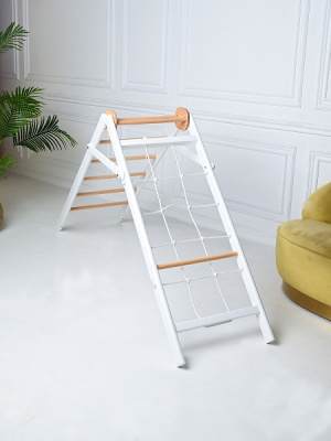Детский спортивный комплекс Perfetto sport Scala in legno 2 bianco-naturale PS-118