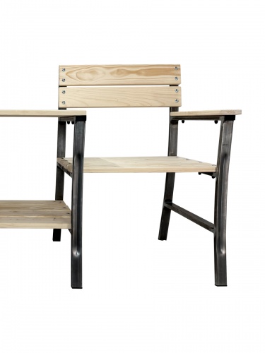 Скамейка садовая МФ-7 Дуэт неокрашенный