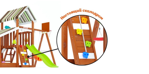 Детская площадка для дачи Савушка TooSun 10 салатовый