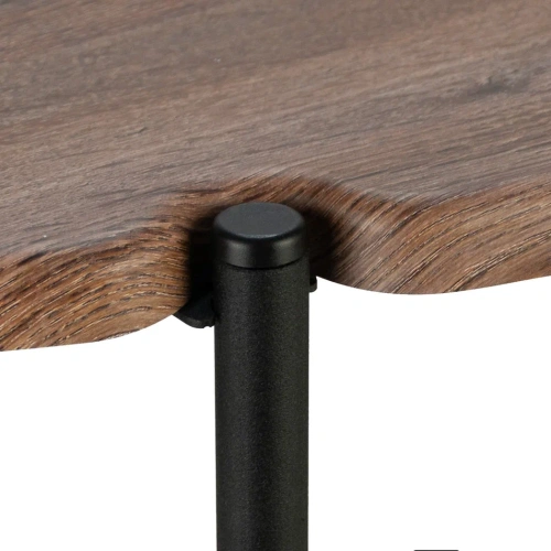 Стол журнальный МеталлАрт М025 коричневый дуб 