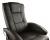 Массажное кресло CALVIANO 92 с пуфом (черное) 