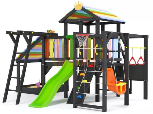 Детская спортивная площадка для дачи Савушка 10 Black