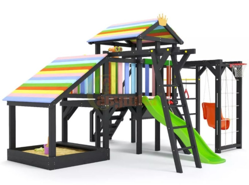 Детская спортивная площадка для дачи Савушка 10 Black