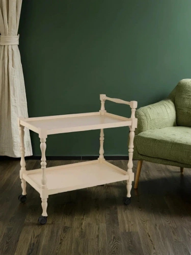 Стол сервировочный Бридж слоновая кость 