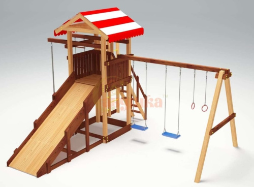 Детская спортивная площадка для дачи Савушка 4 Cезона 3