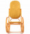 Кресло-качалка CALVIANO Золотая осень мех