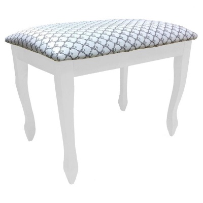 Банкетка МДК-81 Эмаль белая Нота корица 