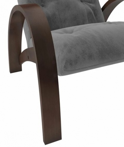 Кресло для отдыха Модель S7 Verona Antrazite Grey орех 