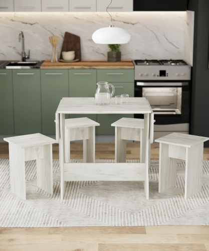 Обеденная группа Остин СН-130 дуб крафт белый 