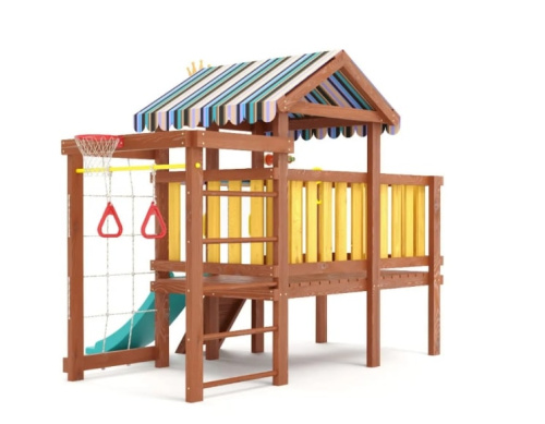 Детская спортивная площадка для дачи Савушка Baby Play 3 (Priority)