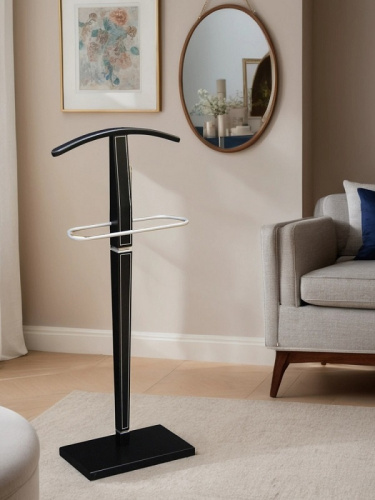 Вешалка костюмная В 70 венге серебро 