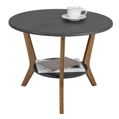 Стол журнальный BeautyStyle 13 серый бетон бук 