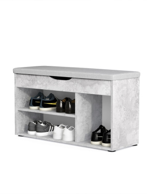 Банкетка Норд СН-122.08 бетон спаркс лайт 