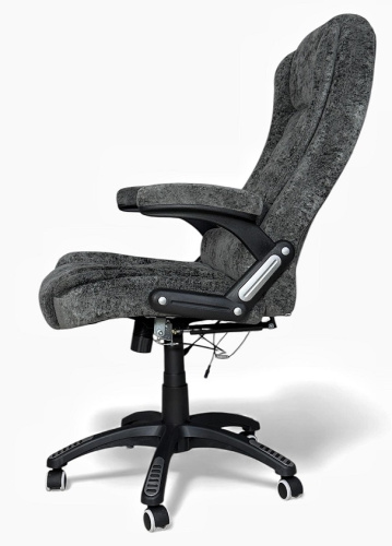 Вибромассажное кресло CALVIANO Veroni 56 серый плюш 