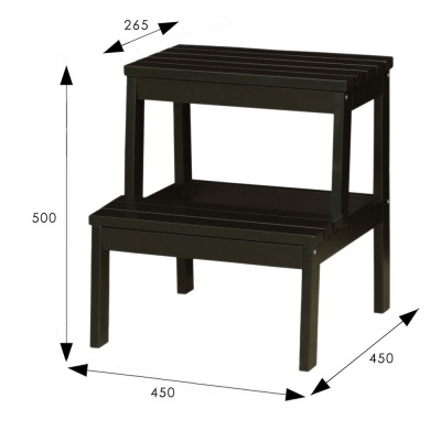 Лесенка-стремянка Массив венге
