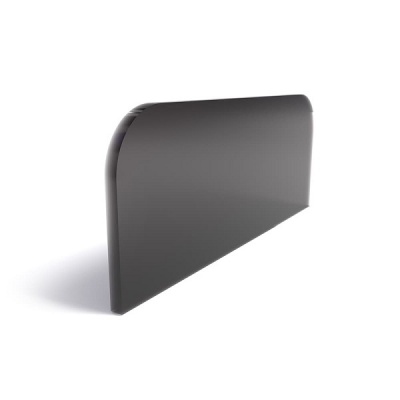 Лист стеклянный напольный BLACK 1000х400х8мм