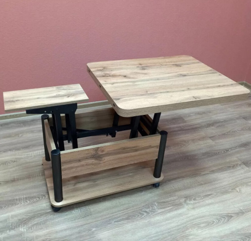 Стол-трансформер Джокер дуб вотан черный 