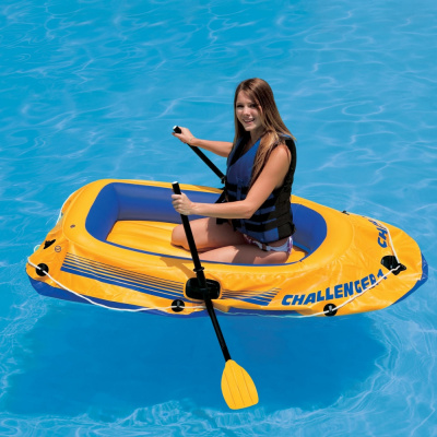 Лодка надувная 193x108x38 см Intex Challenger-1 68365NP (Китай)