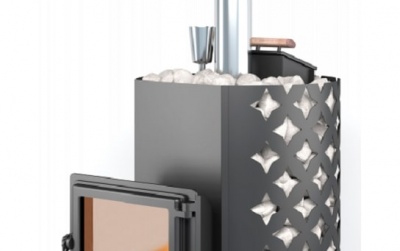 Банная печь ЭТНА 24 Панорама Закрытая каменка