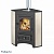 Печь-Камин ВЕЗУВИЙ ПК-01 (220) угловой бежевый с конфоркой