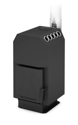 Отопительная печь Теплодар ТОП-140 ДС со стальной дверцей