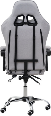 Вибромассажное кресло Calviano AVANTI ULTIMATO grey fabric 