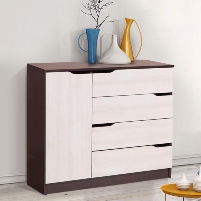 Комод Бремен венге ясень шимо светлый 