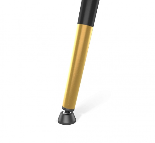 Стул барный Sheffilton SHT-ST35/S131 горчичный черный муар золото 