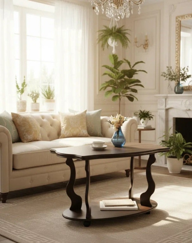 Стол журнальный Берже 3 темно-коричневый 