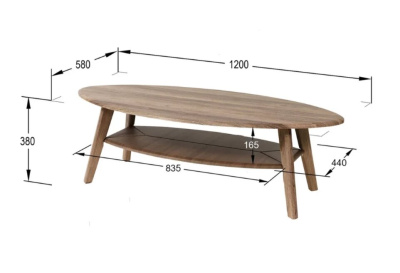 Стол журнальный Серфинг 