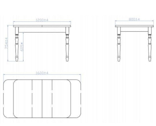Стол Дионис-01 Black 