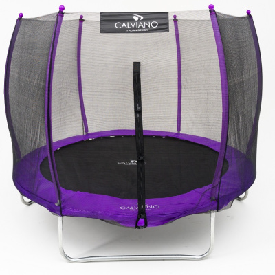 Батут с защитной сеткой Calviano 312 см 10ft OUTSIDE master purple