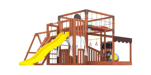 Детская площадка для дачи Савушка КУБ-5 Махагон