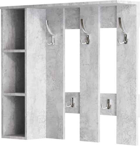 Вешалка настенная Артём-Мебель СН-100.43 бетон спаркс лайт 