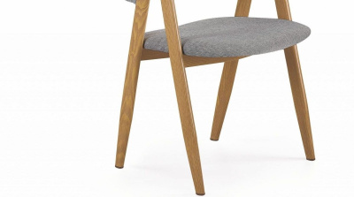 Стул HALMAR K344 серый натуральный 