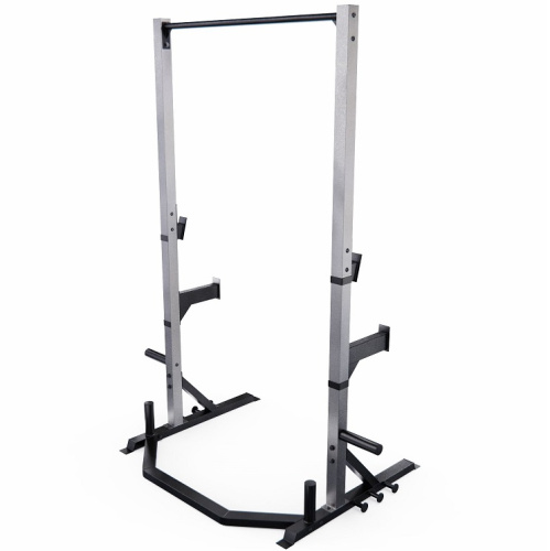 Силовая стойка для приседаний со штангой DFC CAP серая