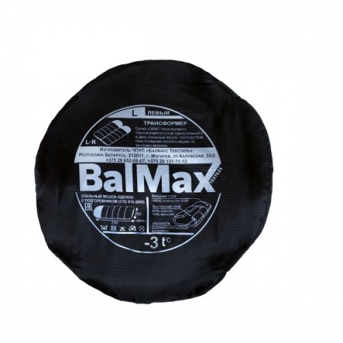 Спальный мешок Balmax (Аляска) Elit series до -3 градусов Blue р-р R (правая)
