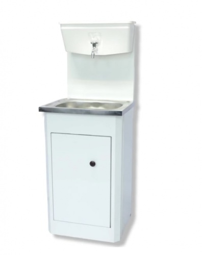 Умывальник Дачный с бачком УМ-10 белый мойка нержавейка