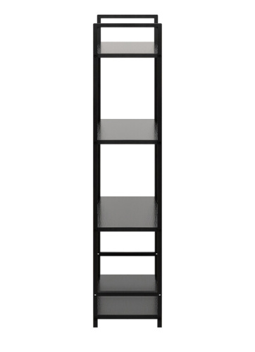 Стеллаж Leset Стилвуд 24 широкий 4 полки черный 