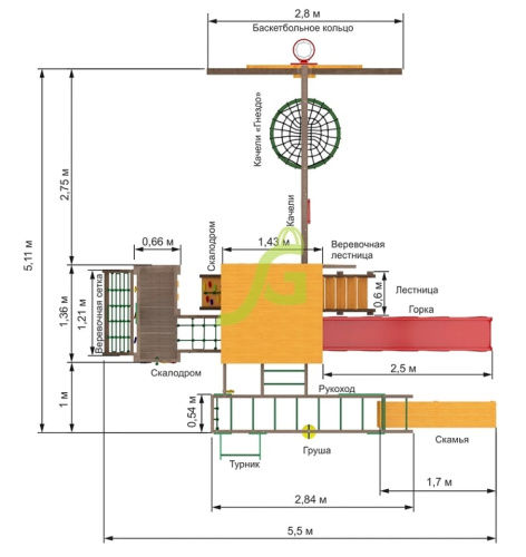 Детская площадка IgraGrad Спорт 2